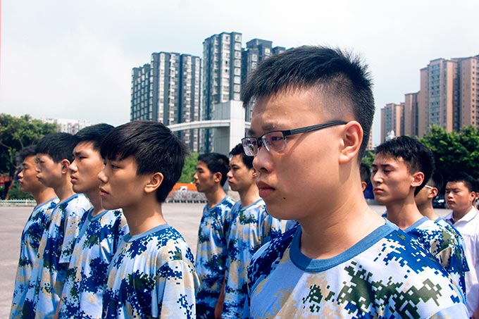 我院2016秋季軍訓(xùn)大片已拉開序幕！