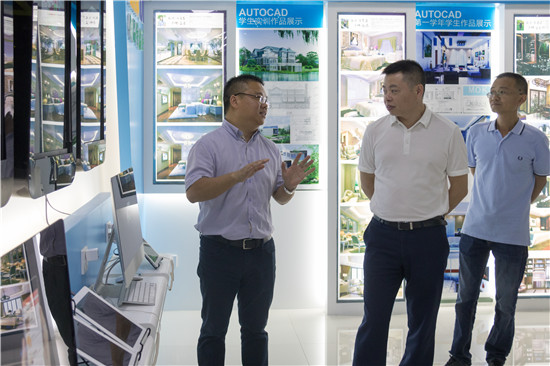  區(qū)人力資源和社會保障局、就業(yè)局領(lǐng)導(dǎo)蒞臨我院視察