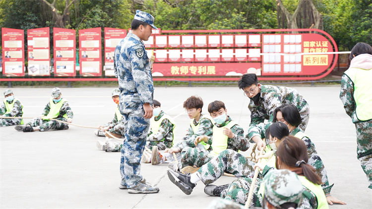 超然！新生軍訓(xùn)——團(tuán)隊(duì)訓(xùn)練賽