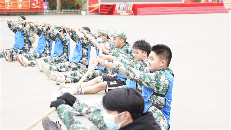 超然！新生軍訓(xùn)——團(tuán)隊(duì)訓(xùn)練賽