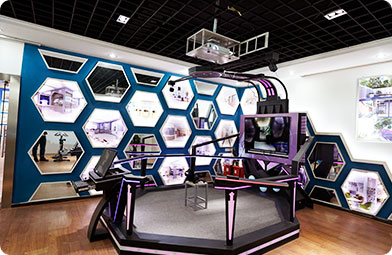 四川新華電腦學(xué)院VR虛擬現(xiàn)實(shí)體驗(yàn)廳