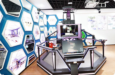 四川新華電腦學(xué)院VR虛擬現(xiàn)實(shí)體驗(yàn)廳